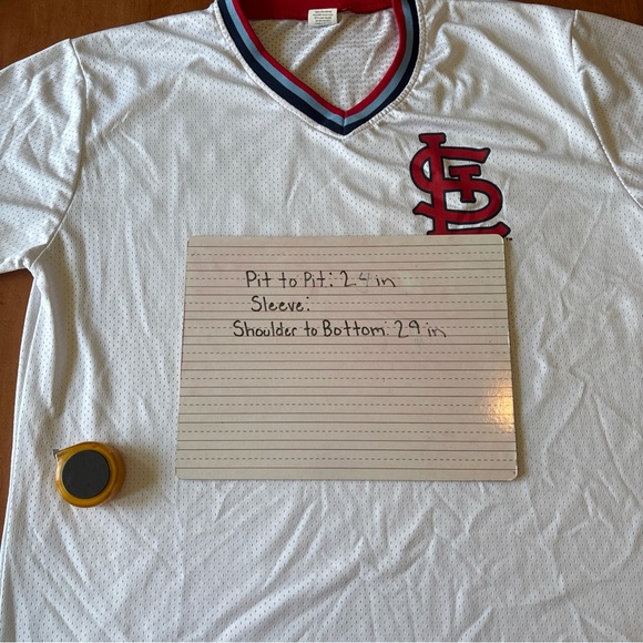 Lars Nootbar Jersey Mens Size XL St Louis Cardinals Game Give Away Nickname MLB - Picture 7 of 7